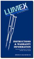 Lumex 3611lf-8 Universal Aluminum Lightweight Adult Tall Crutches