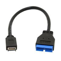 Goliton USB 3.1 Front Panel Header to USB 3.0 20Pin Header Extension Cable 20cm for ASUS Motherboard