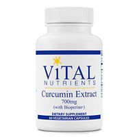 Vital Nutrients - Curcumin Extract (with Bioperine) - Nutritional Support for Normal Tissue Health - 60 Capsules per Bottle - 700 mg