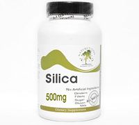 Silica 500mg ~ 100 Capsules - No Additives ~ Naturetition Supplements