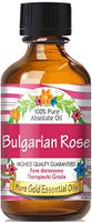 Pure Gold Bulgarian Rose Absolute Essential Oil, 100% Natural & Undiluted, 60ml