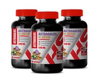 Anxiety Relief Extract - Astragalus 1200 MG Root 4:1 Extract - Kidney Health Supplements - 3 Bottles 270 Capsules