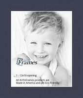 13x16 Midnight Blue / Blue Jay Custom Mat for Picture Frame with 9x12 opening size (Mat Only, Frame NOT Included)