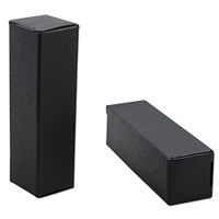 (0.8x0.8x2.8 inch) 100Pcs Black Kraft Paper Lipstick Pack Box Reusable Paper Packaging Boxes Small Gifts Wrapping Foldable Recyclable
