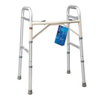Carex Dual Paddle Folding Walker, Extra-Wide