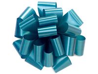PMU Pom Pom - Pull Out Bows 5 Inch Turquoise (Pkg of 20)