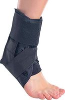 DonJoy Stabilizing Pro Ankle Support Brace, Black, X-Small