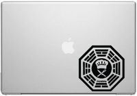 Lost Dharma Initiative Chef Decal Sticker - Vinyl Decal for Cars, Macbooks, and Other Laptops