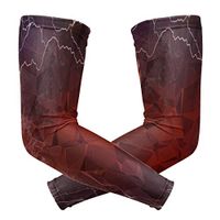 LEVEIS Billiard Ball in Fire and Water Arm Sleeves UV Protection for Men Women Sunblock Protective Gloves Running Golf Cycling Driving Long Arm Cover 1 Pair