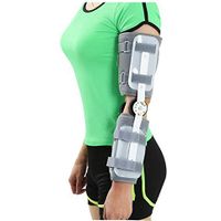 Telescopic Elbow Arm ROM Hinged Brace Support Sprains Strains Post-op Adjustable for Arm Elbow Broken Unisex Fauay,L
