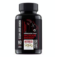 Nutriblox’s Premium Horny Goat Weed - Enhanced Energy, Performance, Vitality - 1000mg Epimedium with Icariins & Adaptogens Maca, Mucuna Pruriens, Tongkat Ali, L-Arganine & More
