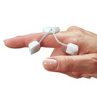Rolyan Sof-Stretch Extension Splint, Medium, White, Finger Brace & Knuckle Immobilization Device, Recovery & Rehabilitation Aid for Edema, Joint Extension & Contractures, Support for Injured Fingers