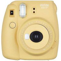 Fujifilm Instax Mini 8+ Instant Film Camera (Honey) with Instant Film, 2 x 10 Shoots (Total 20 Shoots) + Colorful Photo Frame Stickers 20 pcs.