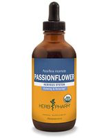 Herb Pharm Certified Organic Passionflower Liquid Extract for Mild and Occasional Anxiety - 4 Ounce