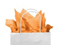 60-Sheet Metallic or Neon Tissue Paper 20"x20" (Neon Orange)