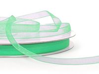Ben Collection 1/4" X 50 Yard Plain Organza Ribbon Art & Sawing Craft Party Favor Gift Wrapping (Mint)