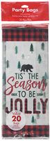 Amscan 370439 gift wrap, 9.5" H x 4" W x 2" D 20 in a package, Multicolored