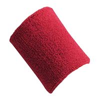 interjunzhan Professional Unisex Band Wrist Protector Wristband Sports Tennis Badminton Sweat Absorb (1Pcs) Red