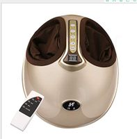 JING Pedicure Machine Foot Foot Massager Airbag Remote Control Pinch Machine Function Physiotherapy Instrument Meizubao Pedicure Instrument,Gold