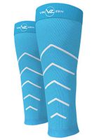 Calf Compression Sleeve Toeless Socks - Improve Circulation for Shin Splint- Best Footless Leg Support Sleeves for Calves - Calf Pain Recovery - Calf Guard for Running, Cycling, Maternity, Travel