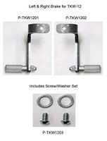 Left & Right Brakes for Nova TKW-12 Knee Walker Scooter - Includes Screw/Washer Set