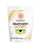 Samsara Herbs Quercetin 98%+ Pure Extract Dihydrate Powder (4oz/114g) - Equal to 228 x 500mg Capsules - Natural Antihistamine, Antioxidant and Immune Support - Non Citrus Quercetin
