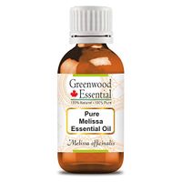 Greenwood Essential Pure Melissa Essential Oil (Melissa officinalis)100% Natural Therapeutic Grade Steam Distilled 30ml (1.01 oz)