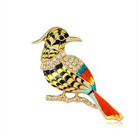 Bird Animal Enamel Brooch Fashion Accessories Lapel Pin Popular Jewelry Girls Girl Design Style Women Delicate Cute Creative Gift Stylish Best Good Brooches