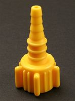 Oxygen Plastic Swivel Oxygen Connector - Yellow (50/Pkg) - MES-0137
