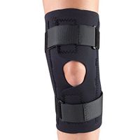 OTC Knee Stabilizer Wrap, Spiral Stays, Neoprene, Black, 2X-Large