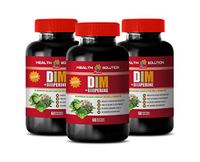 Muscle Mass Pills for Men - DIM + BIOPERINE Complex - for Men and Women - dim Plus Estrogen Metabolism Formula - 3 Bottles 180 Vegetable Capsules