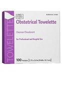 Hygea D74800 Obstetrical Towelettes, Box of 100