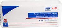 AMZ Gauze Sponges 4" x 4". Pack of 200 White Gauze Dressings 16-ply for Wound Cleaning, prepping, debriding, Packing. Non-sterile, 100% Cotton, Latex-Free.