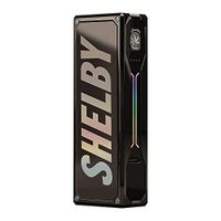 Portable Dry HB Device,Shelby 2020 Temperature Adjustable Medicinal Device (Rainbow Glass Ochre)