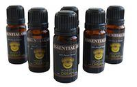 Essential Oils Set of 6  for Essential Oils Diffuser, Lavender, Eucalyptus, Sweet Orange, Lemongrass, Peppermint and Cinnamon. Relaxing Essential Oils, Aromatherapy, 100% Organic Essential Oils 