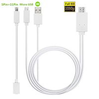 Micro USB to HDMI, MHL to HDMI, Micro USB to HDMI Converter for Android Smart Phones & Tablets with MHL Function 1080p Plug & Play