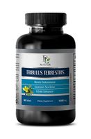 Sex Boost for Men - Pure Tribulus Terrestris Extract 1000mg 45% Saponins - Testosterone Pills - 1 Bottle 90 Tablets