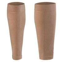 general3 Unisex Elastic Gaiter Socks Open Toe Guard Sock Sport Pressure Sock Tights for Men Women (Khaki, L-Crus:40-51CM)