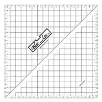 Bloc Loc~8.5 Half Square Triangle Ruler, Acrylic Ruler
