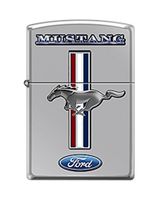 Zippo "Ford Mustang" High Polish Chrome Lighter, 8472