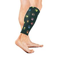 Colorful Prints of Dogs Calf Compression Sleeve Breathable Leg Socks for Unisex Runner Travelers, Calf Guard for Running, Traveling and Outdoor Sports 1 Pair