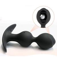 3Pcs/Set Soft Silicone Trainer Kit Anale Beads Plugs Beginner Set for Women and Men with Whirling Play