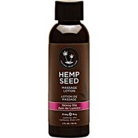 Earthly Body Hemp Seed Massage Lotion, 2.0 oz - Skinny Dip, Clear