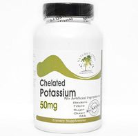 Chelated Potassium 99mg ~ 100 Capsules - No Additives ~ Naturetition Supplements