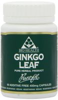 Bio-Health 450mg Ginkgo Leaf Powdered - Pack of 60 Capsules