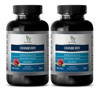 Urinary Flow Formula - Cranberry Concentrate - Dietary Supplement - Cranberry Nectar Juice - 2 Bottle (120 Softgels)