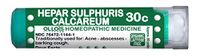 OLLOIS Organic, Lactose-Free Homeopathic Medicines, Hepar Sulphuris Calcareum 30C Pellets, 80 Count for Ance