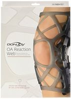 DonJoy OA (Osteoarthritis) Reaction Web Knee Support Brace: Medial Right/Lateral Left, Large