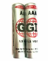 Hillflower 200 Piece AAA LR3 LR03 AM4 MN2400 Bulk 0% Hg 1.5V Heavy Duty Carbon Zinc New Battery