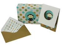 Baby Shower Thank You/Invitation Cards, Envelopes & Keepsake Box “Jungle Tales” – 10 Blank Inside Notecards w/10 Matching Envelopes – Baby Shower Thank You, Invitation, Stationery Note Cards